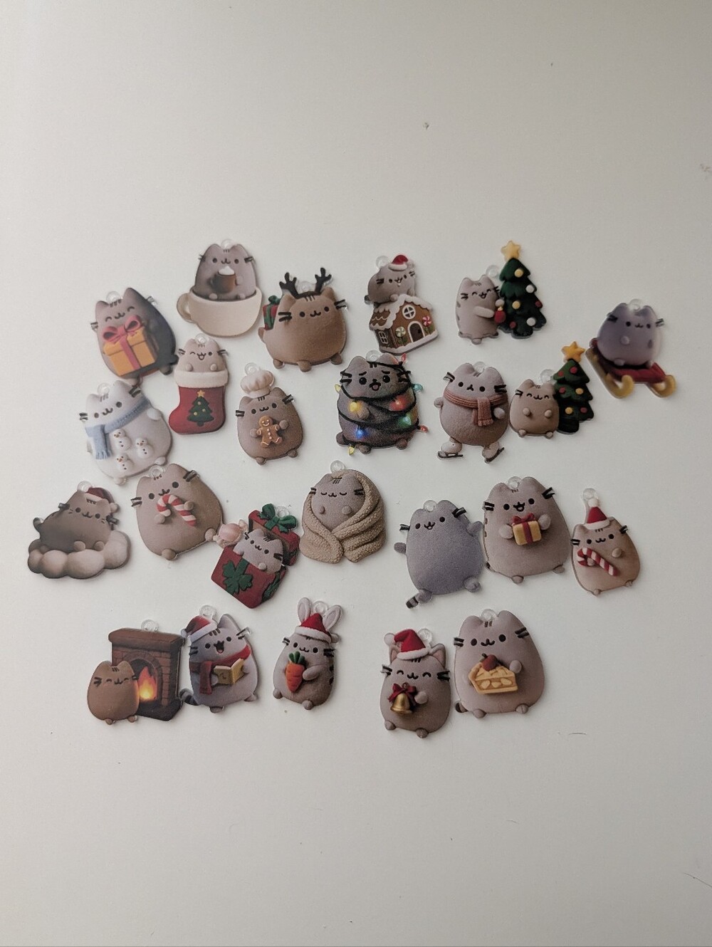 Pusheen 1 Inch Resin Craft Ornaments